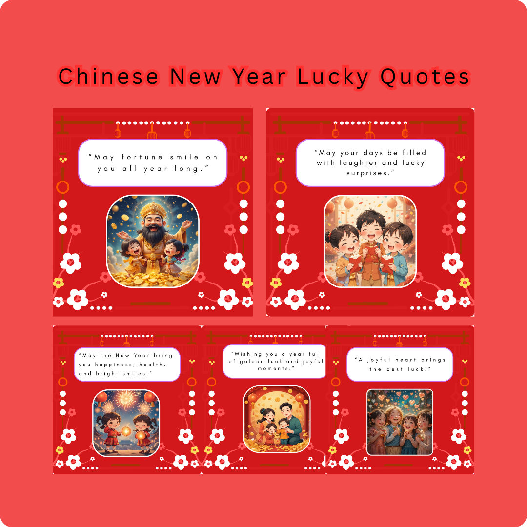Chinese New Year Lucky Quotes Bundle