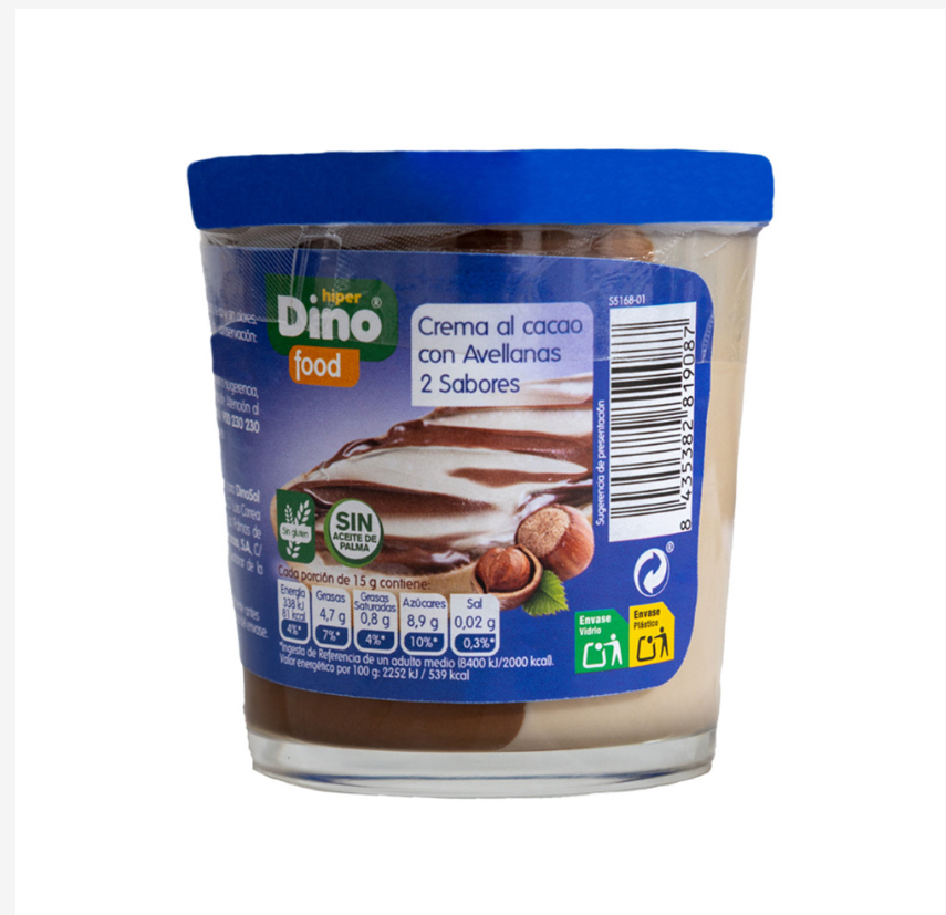 Crema al cacao con avellanas 210g