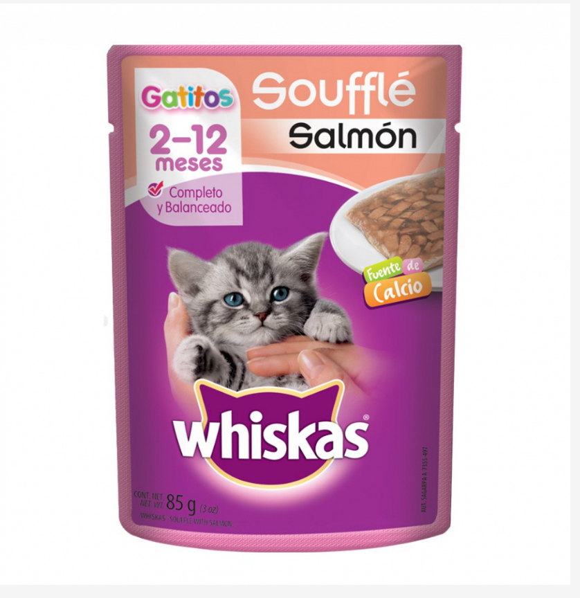 Whiskas Soufflé Salmón para Gatitos