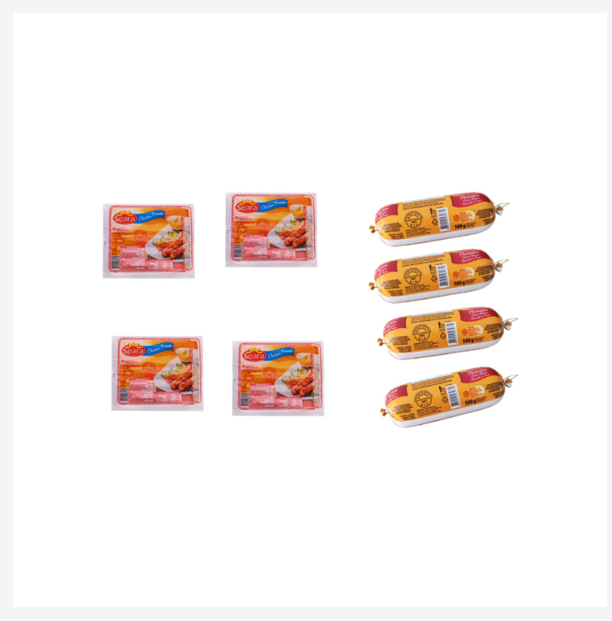 Combo de Salchichas y Mortadela de Pollo Seara