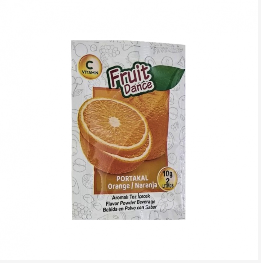 Bebida en polvo sabor naranja Fruit Dance