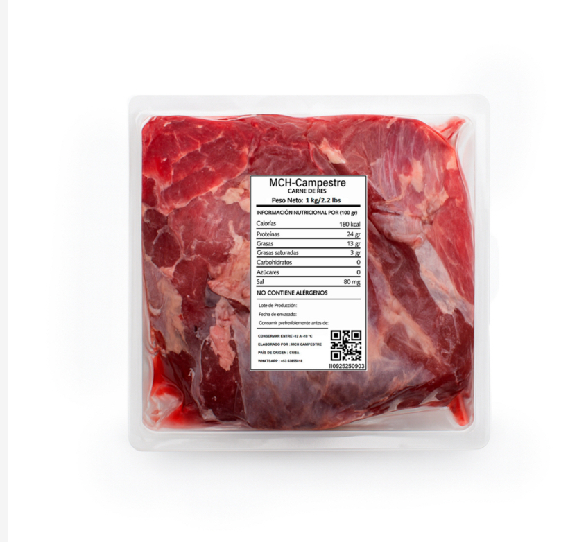 Carne de res mch-Campestre (1 kg / 2.2 lb)