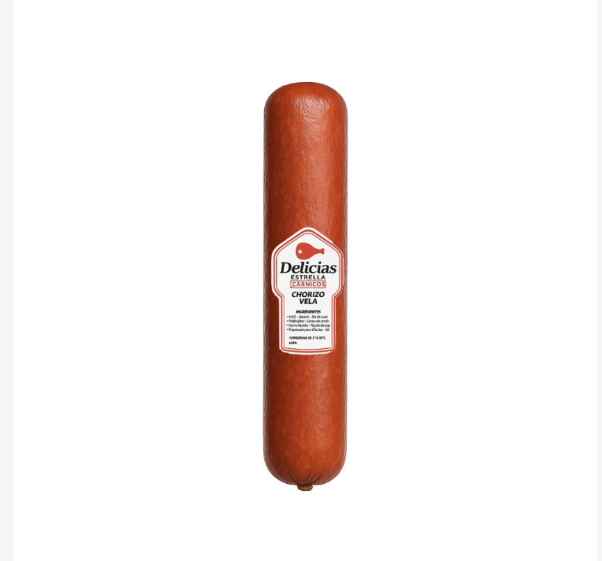 Chorizo tipo vela Delicias Estrella 600 g / 1.32 lb