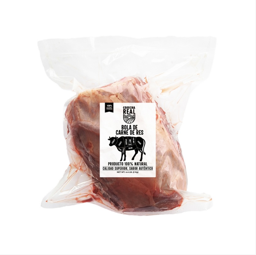 Bola de carne de res Cosecha Real (2 kg / 4.4 lb)