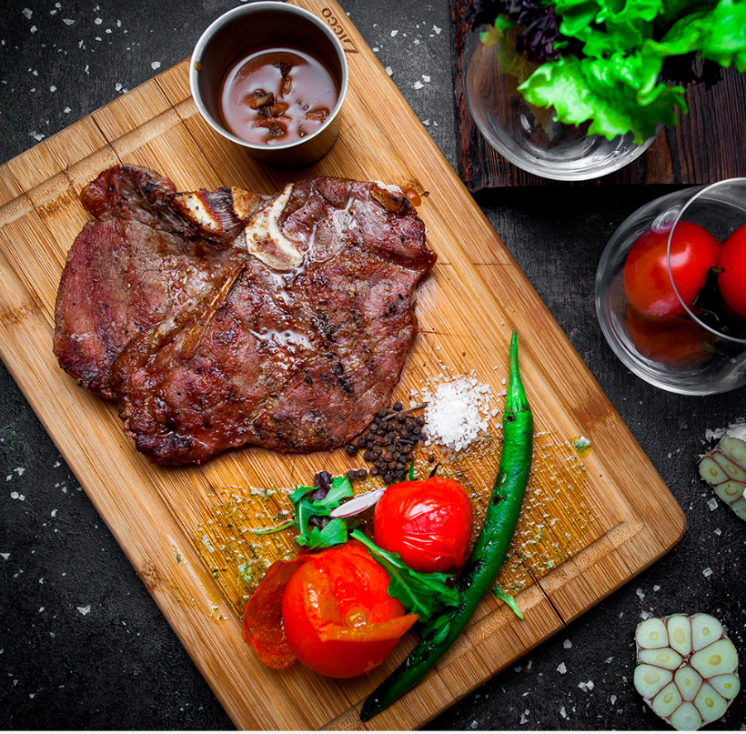 Carne de res fileteada Cosecha Real (4 x 1 kg / 2.2 lb)