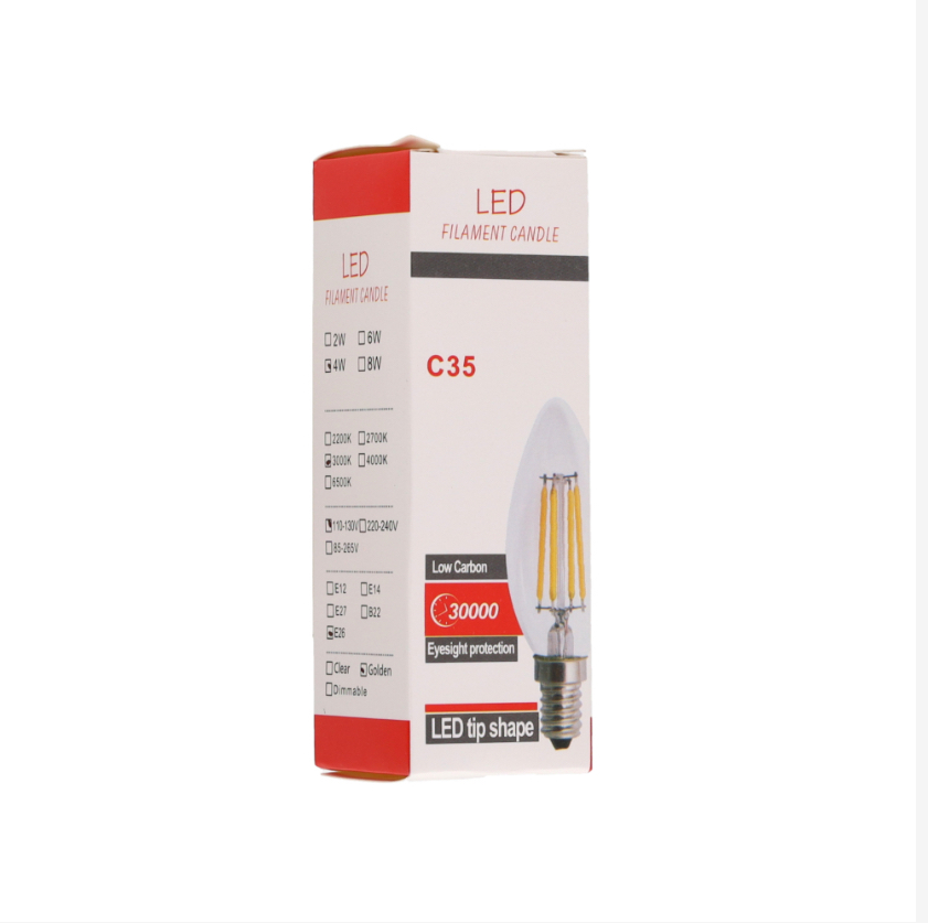 Bombilla LED estilo vela