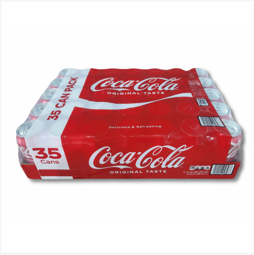 Paquete de 35 latas de Coca-Cola