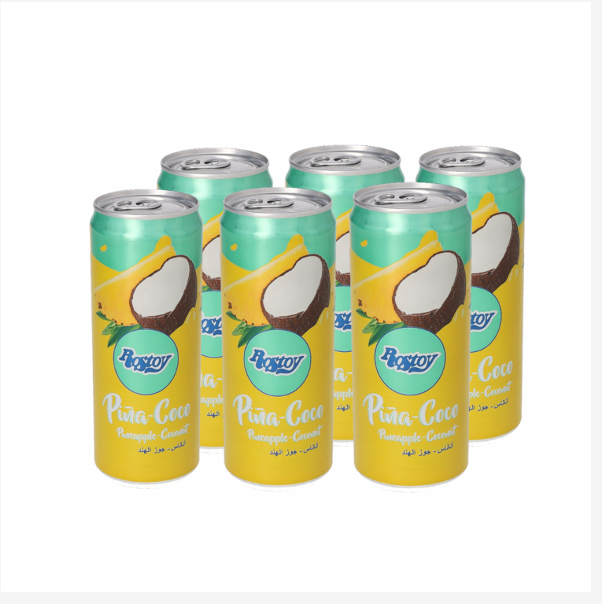 Refresco Roxoy Piña Coco 6x33 ml