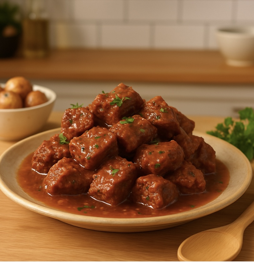 Carne de res troceada limpia MCH (907 g / 2 lb)