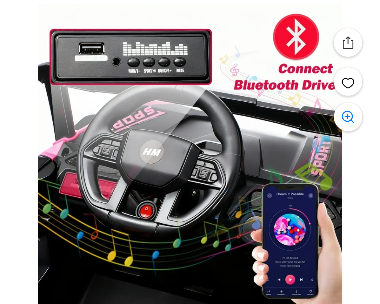 Carro eléctrico infantil