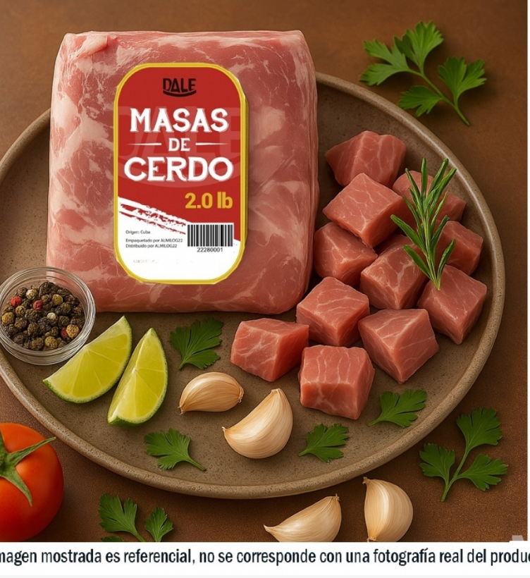 Masas de cerdo 9.07g/2.0 lb