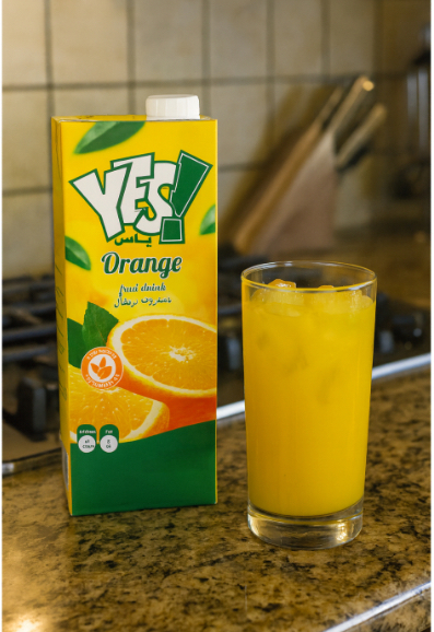 Jugo de naranja YES!