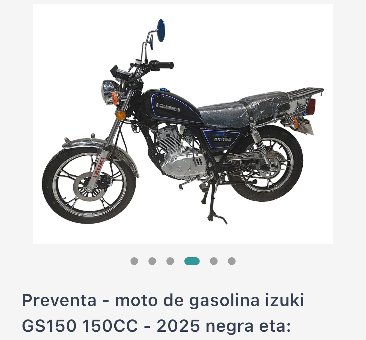 Moto Izuki GS150 150CC