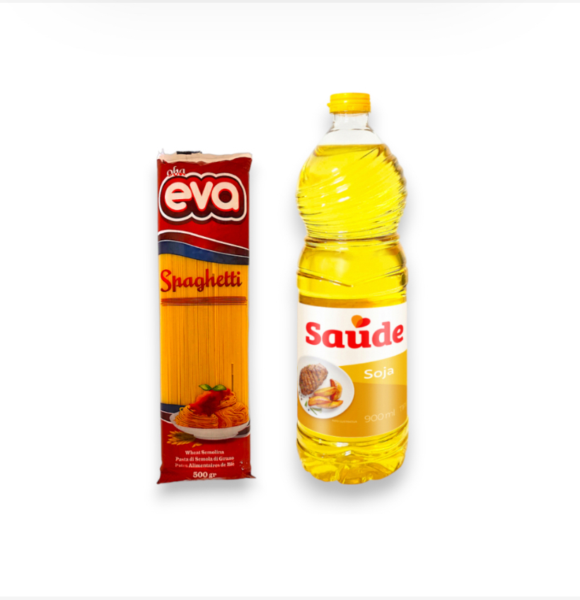 Espaguetis Eva y Aceite de Soja Saúde