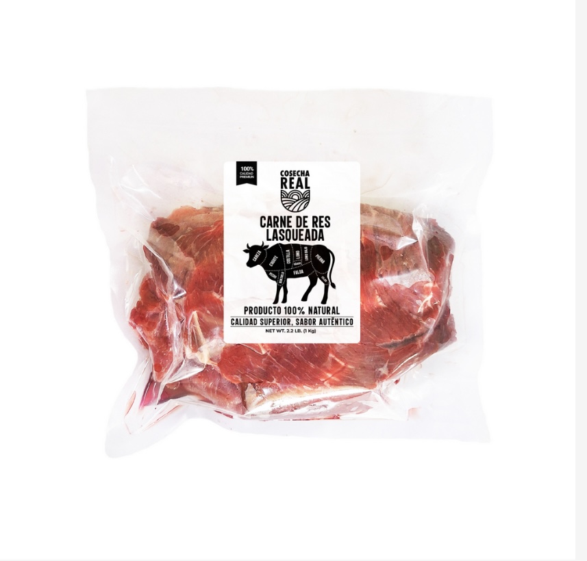 Carne de res lasqueada Cosecha Real (1 kg / 2.2 lb)