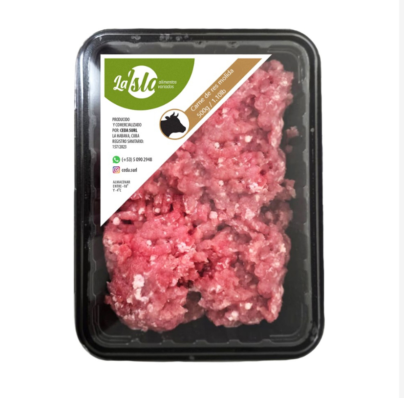 Carne de res molida La Isla (500g / 1.10 lb)