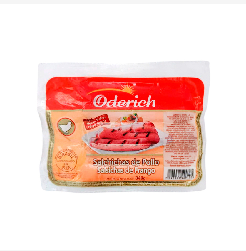 Salchichas de pollo Oderich (340 g)