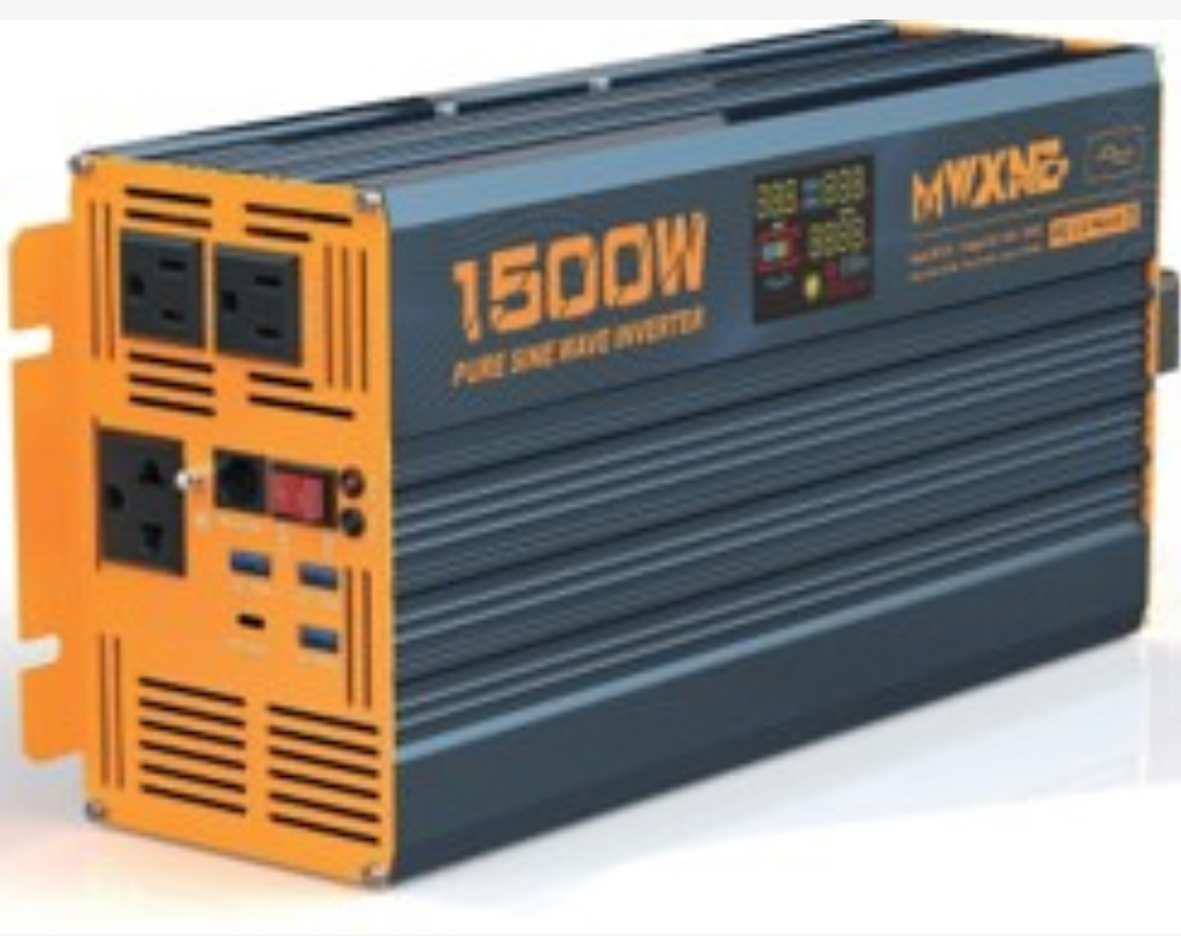 Inversor de corriente pure sine wave de 1500 watts