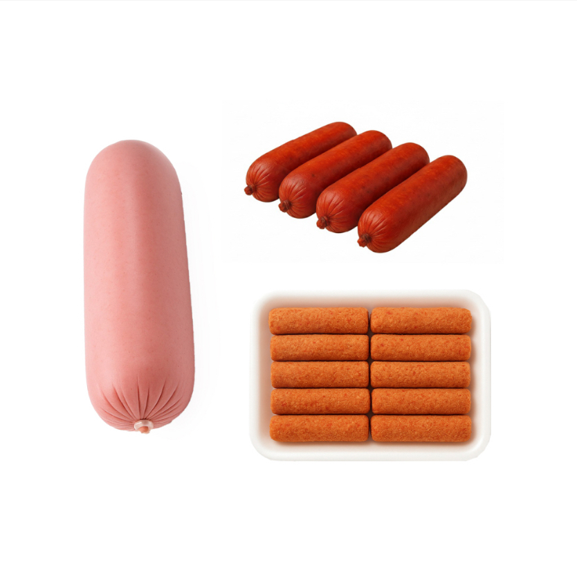 Chorizos rojos, jamón al ajillo y croquetas de jamón