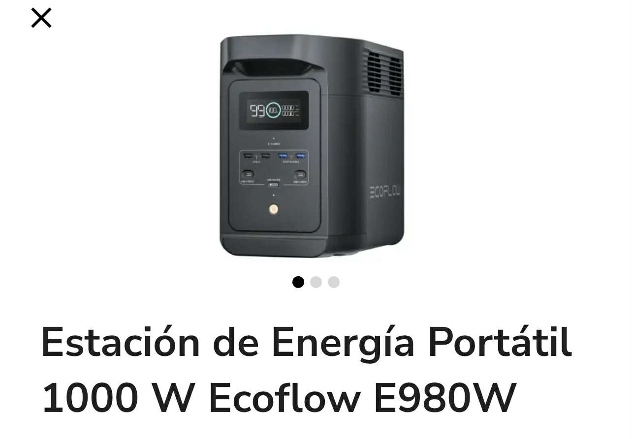 Ecoflow E980W Portable Power Station 1000W