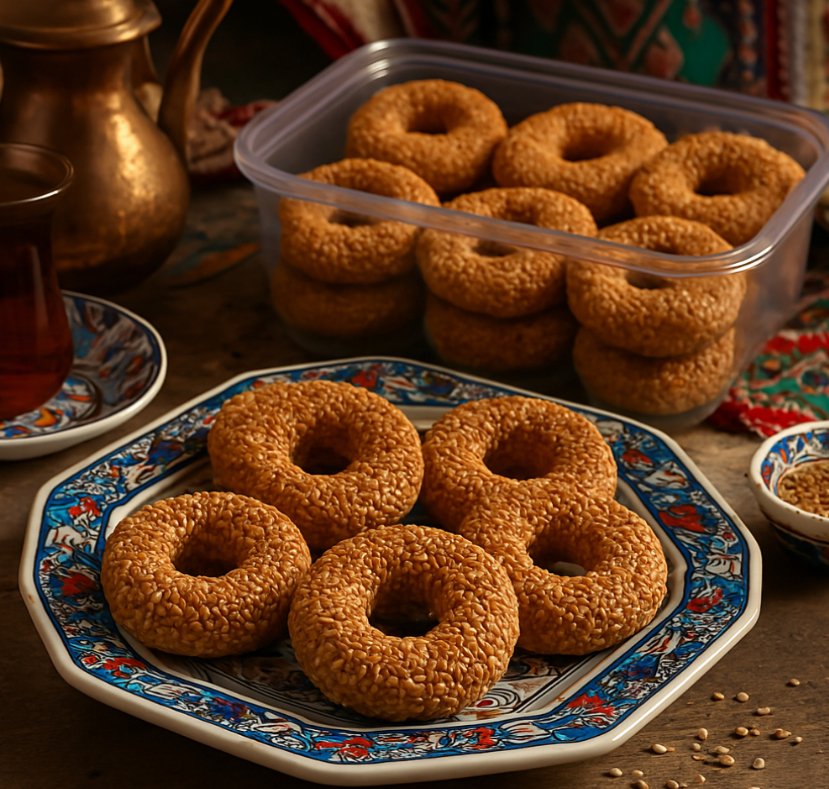 Simit con sésamo