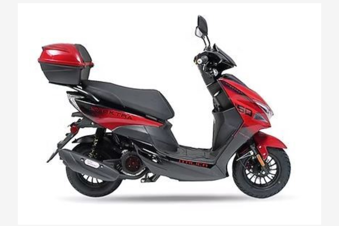Moto de gasolina Italika Spektra 150CC 2025 roja