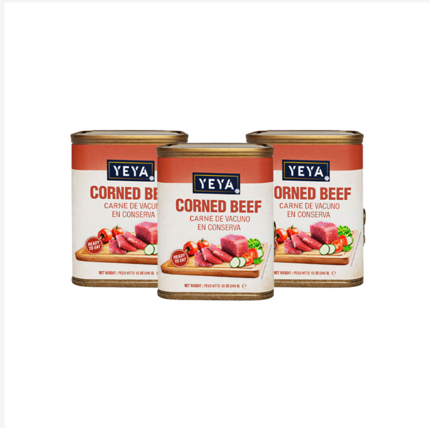 Carne de res en conserva - spam - Yeya (3 x 340 g / 12 oz)