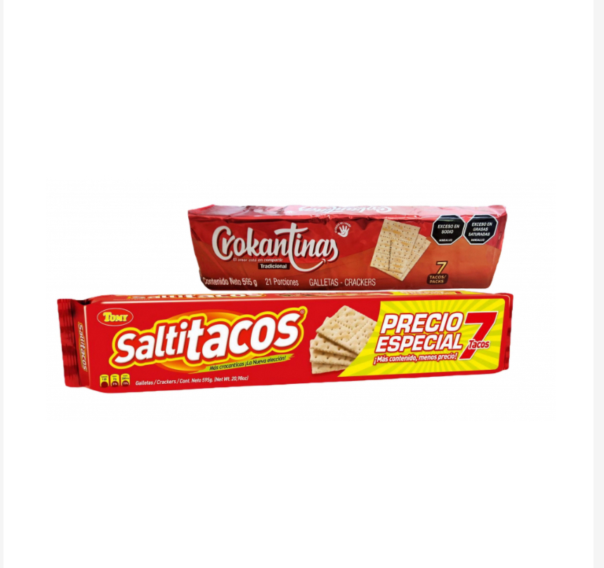 Galletas Salatitacos y Cokantinas