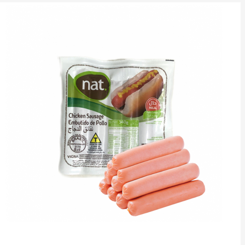 Salchichas de pollo Nat