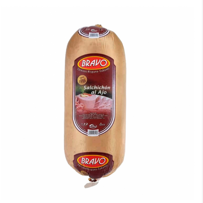 Salchichón al ajo Bravo (2 kg / 4.4 lb)