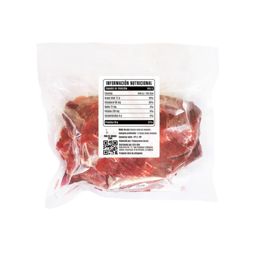 Carne de res lasqueada Cosecha Real (1 kg / 2.2 lb)