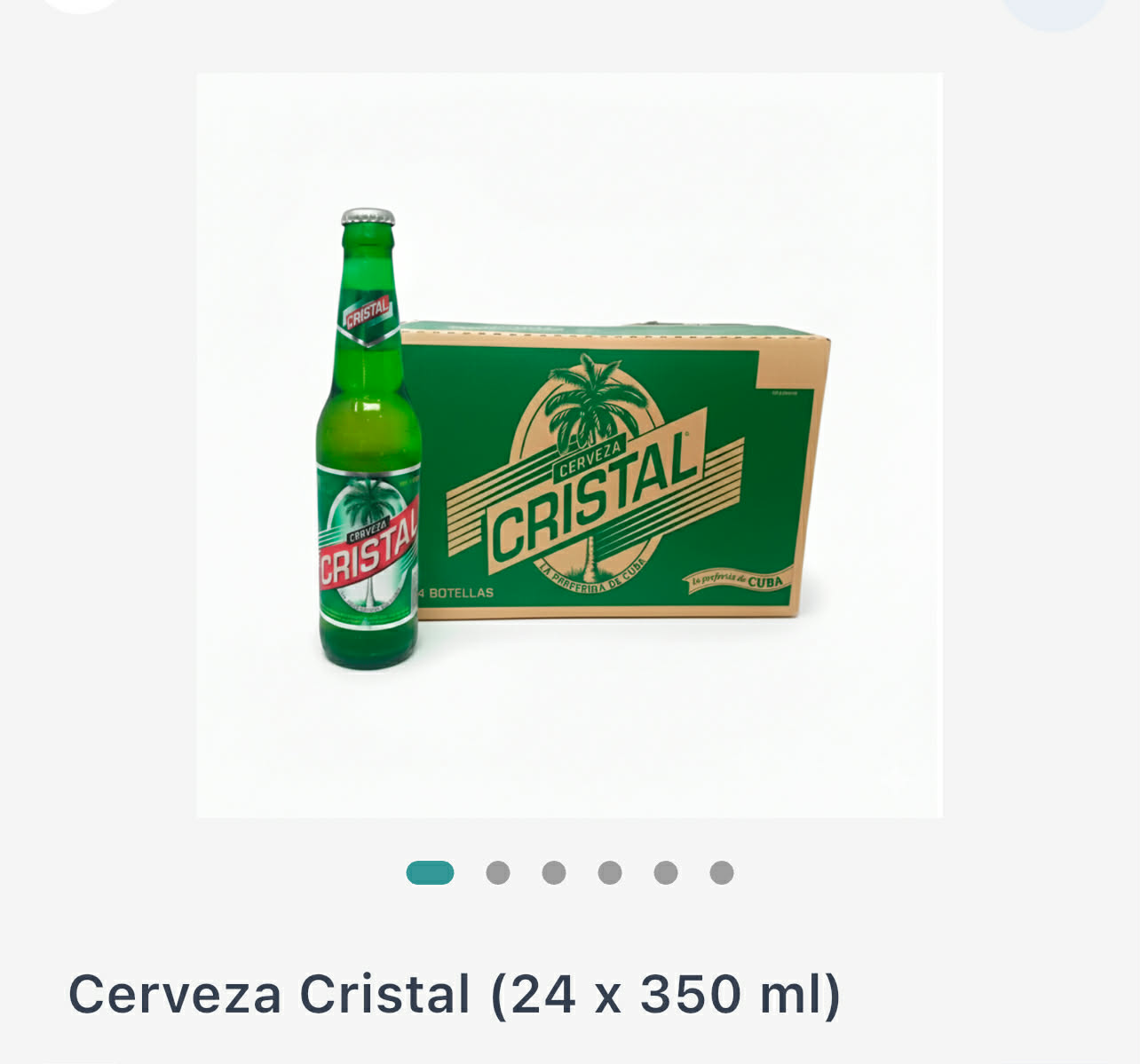 Cerveza Cristal