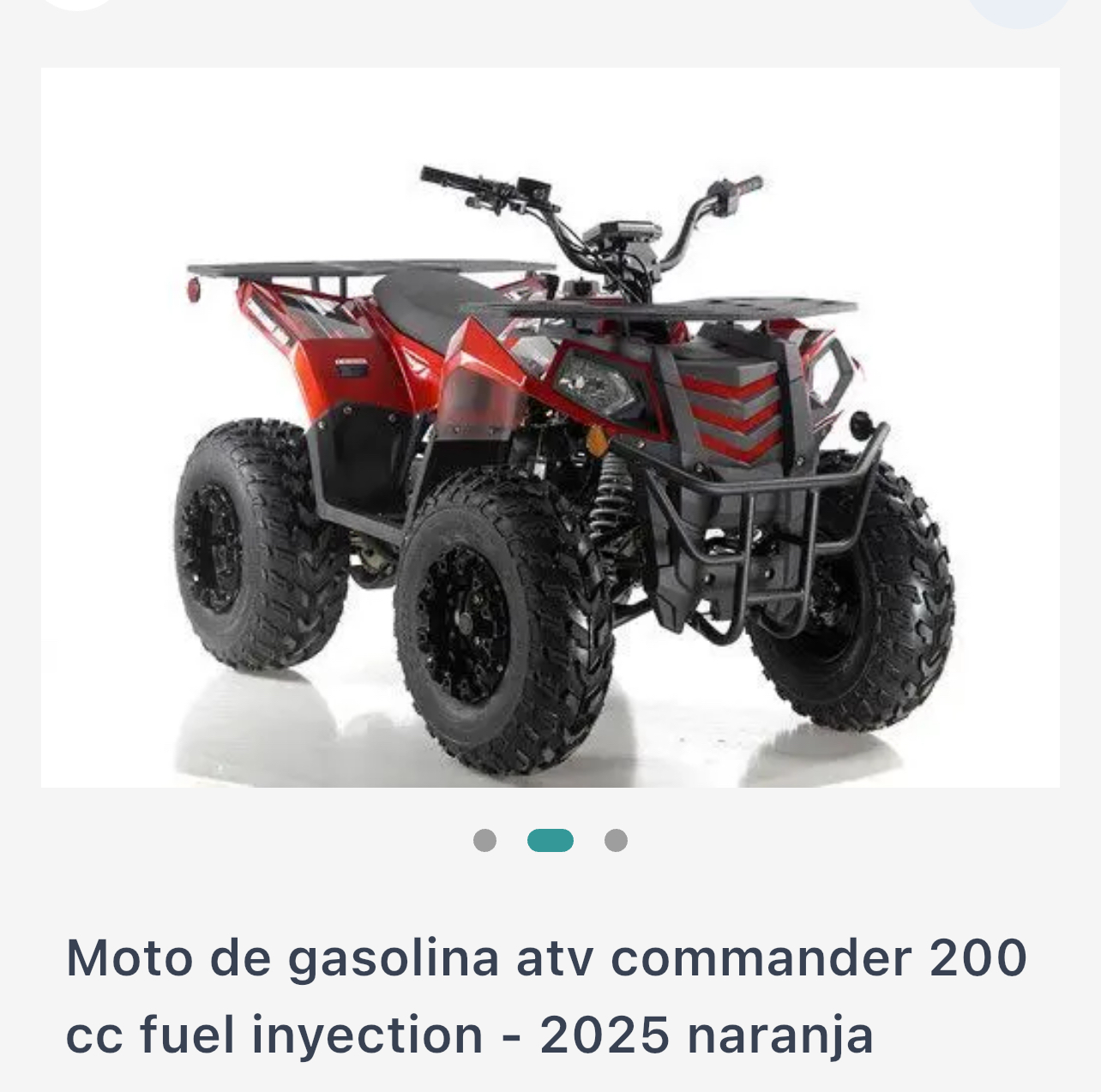 ATV Commander 200cc Fuel Injection 2025