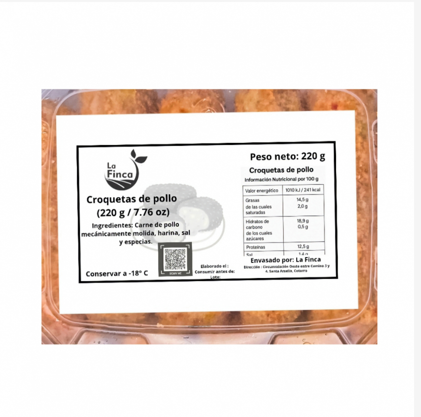 Croquetas de pollo La Finca (220 g)