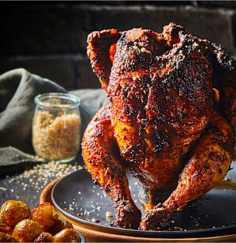 Caja de pollo entero eviscerado sin menudos 8kg /3.96 Lb 