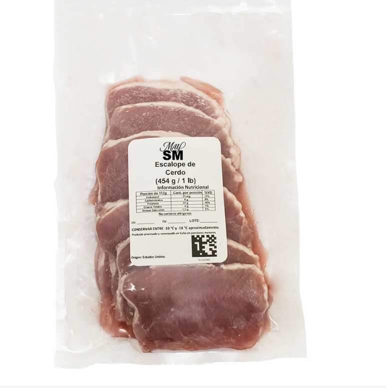 Escalope de cerdo May sm (454 g / 1 lb)
