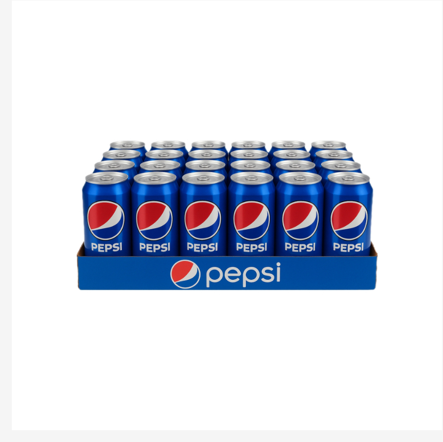 Paquete de latas de Pepsi