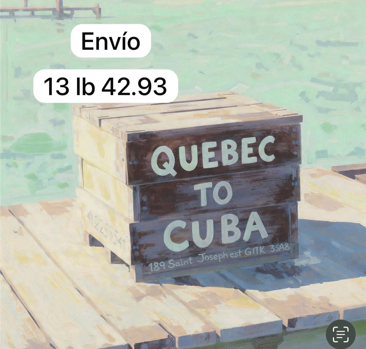 Caja de 18x18 “ 13 lb