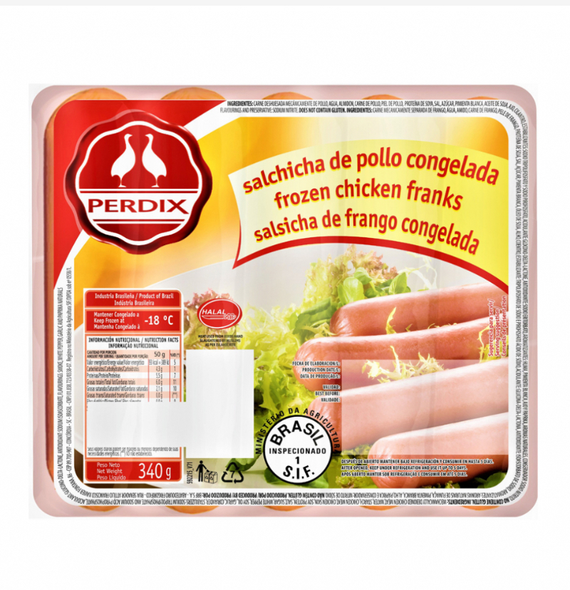 Salchichas de pollo Perdix