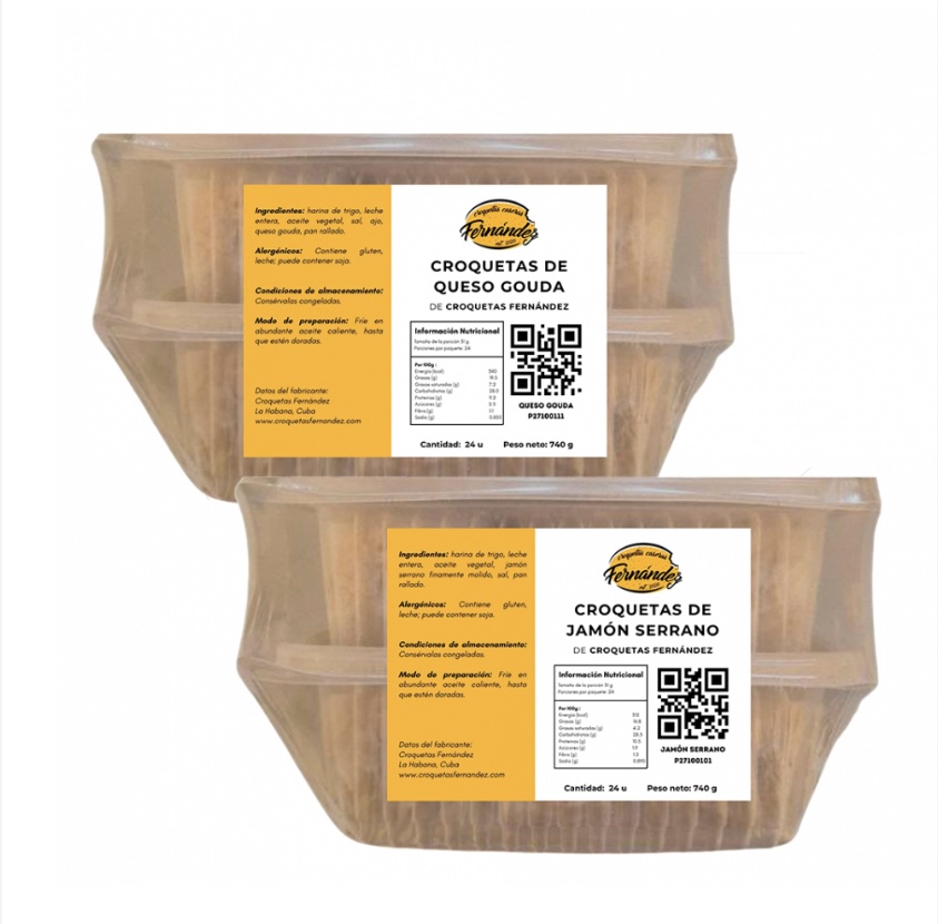 Combo: Croqueteras de queso gouda + Croquetas de jamón serrano