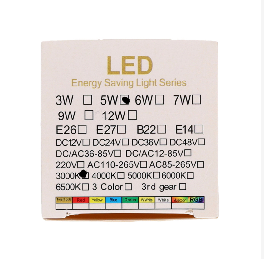Foco LED 6W 3000K