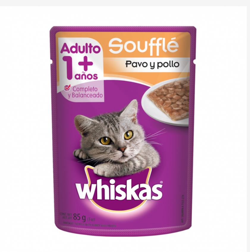 Whiskas Soufflé Pavo y Pollo