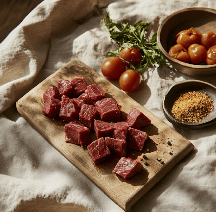 Carne de res troceada (1 kg) 2.2 lb