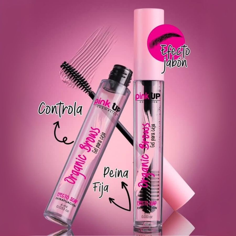 Gel para cejas Pink Up Organic Brows