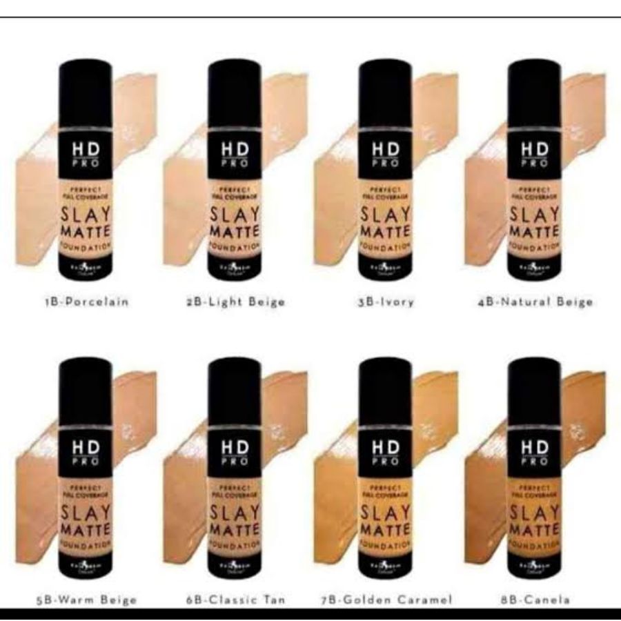 Base de maquillaje HD Slay Matte