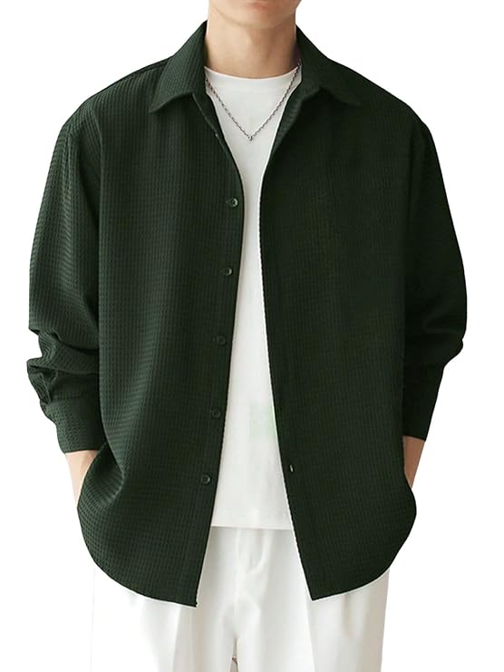 Men's Casual Button-Up Shirt