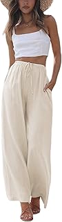 Women's Wide Leg Linen Pants