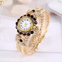 Elegant Gold-Plated Ladies Wristwatch