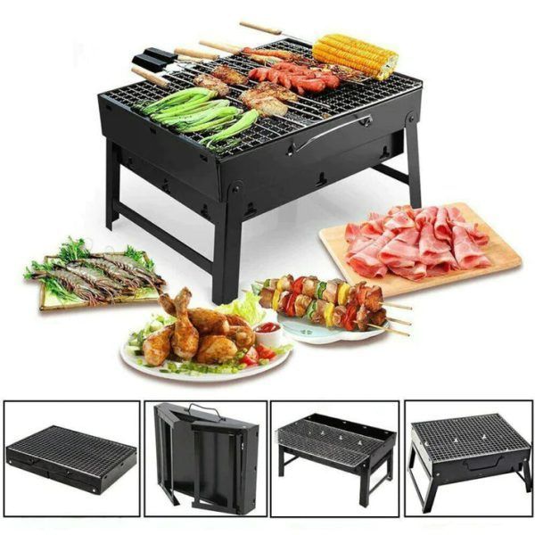 Portable Outdoor Barbeque Grill Carbon Steel