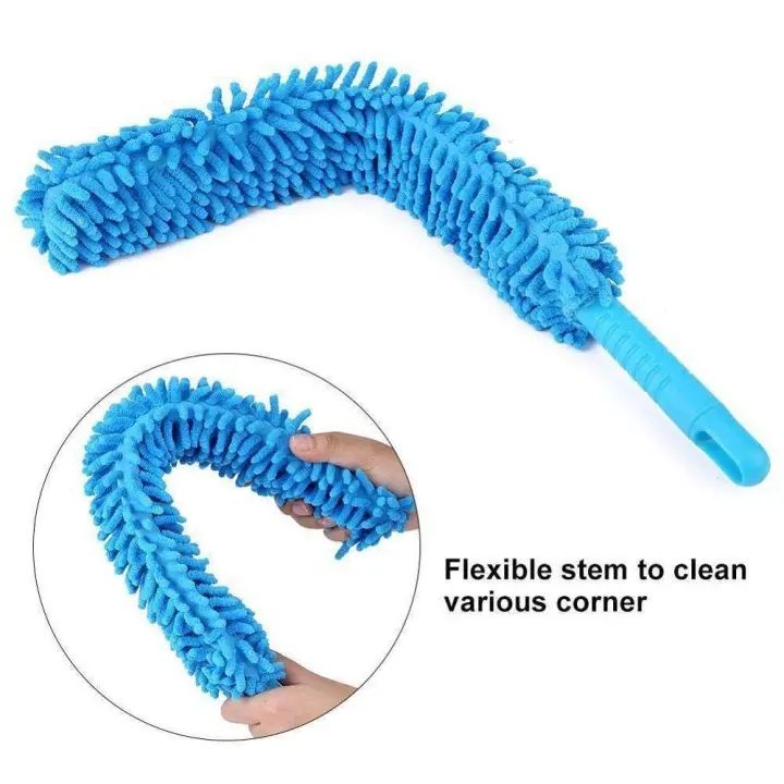 Microfiber Flexible Fan Cleaning Duster Steel Body 